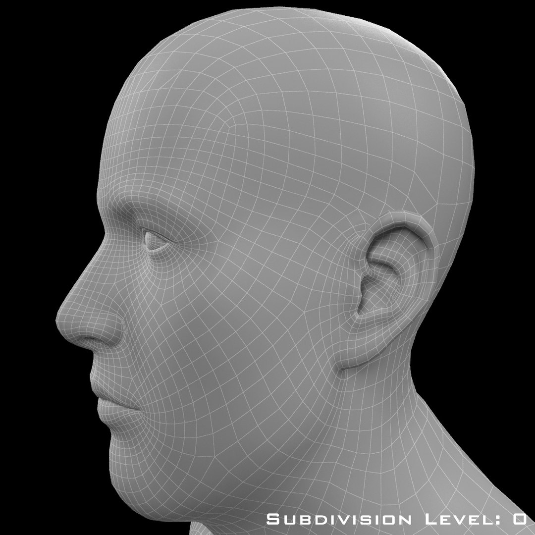 man - 3d model
