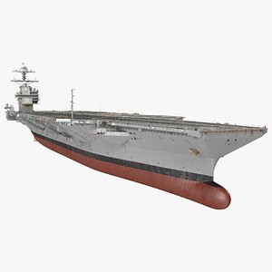 USS Gerald Ford CVN 78 Rigged for Cinema 4D