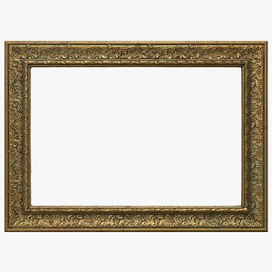 3D old picture frame