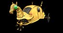 Steampunk Carriage Hand-Painted