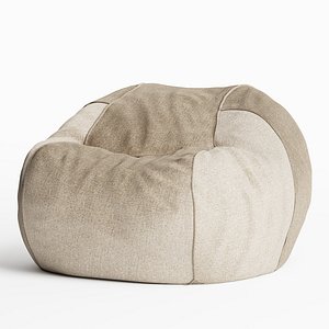 Beanbag Large Canvas sand model