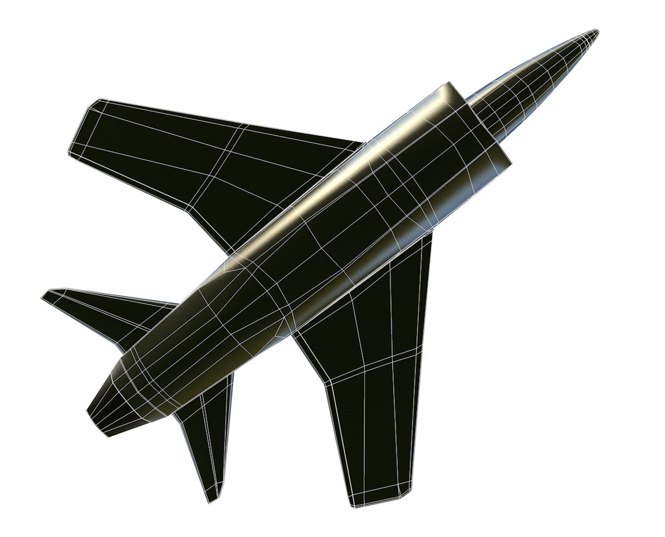 Fighter Jet Prototype 3D - TurboSquid 1169264