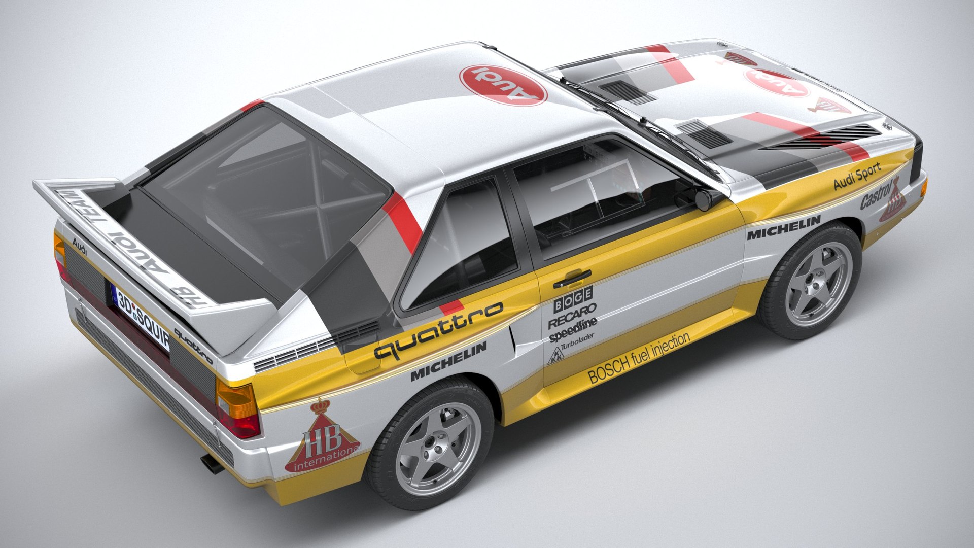 3D Model Audi Sport Quattro Rally 1985 - TurboSquid 1844543