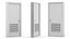 Grey Fire Door Single 3D model