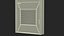Grey Fire Door Single 3D model