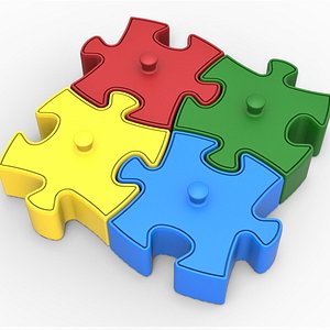 3D puzzle cell box
