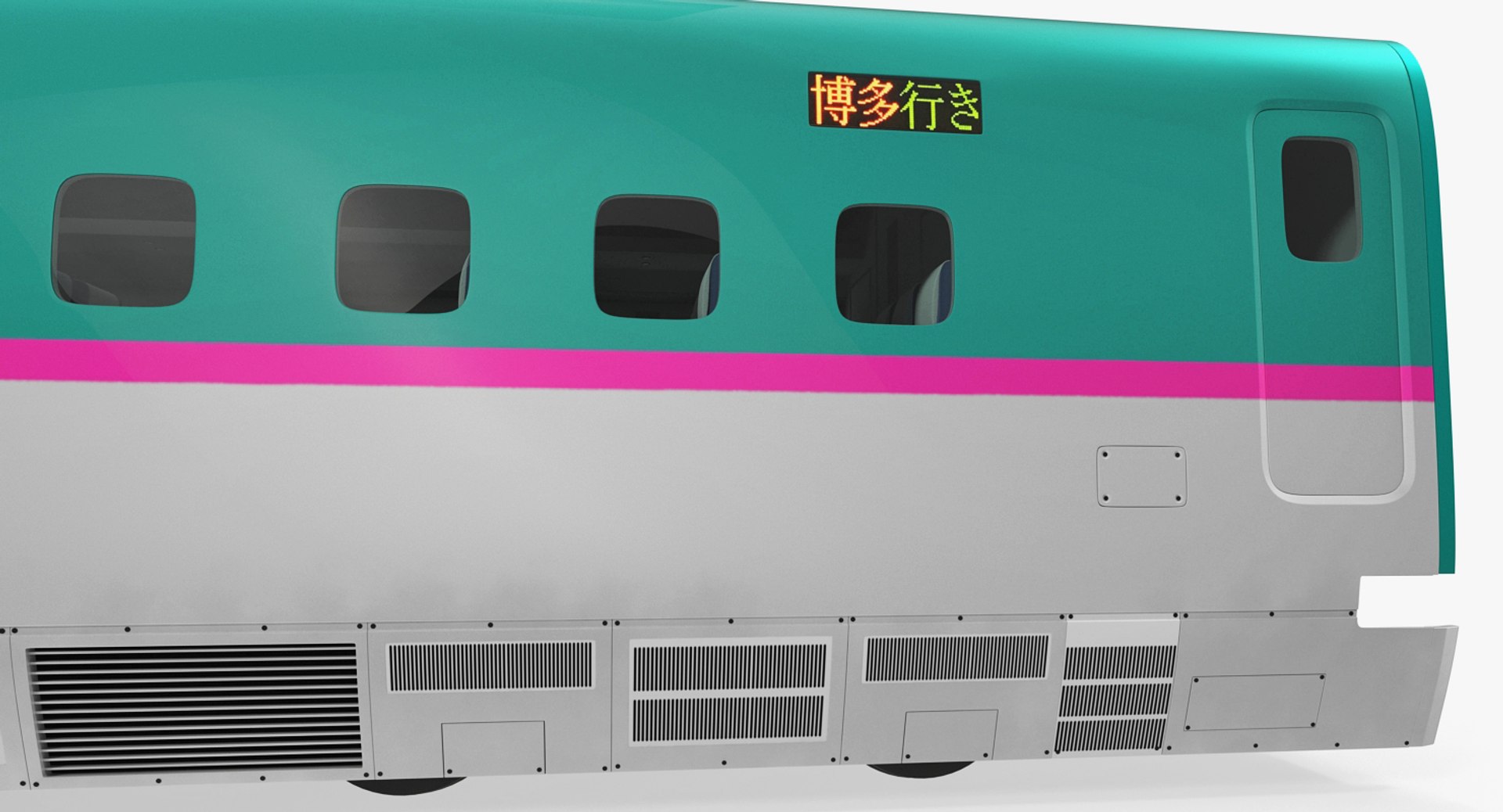 3D shinkansen e5 passenger wagon - TurboSquid 1271914