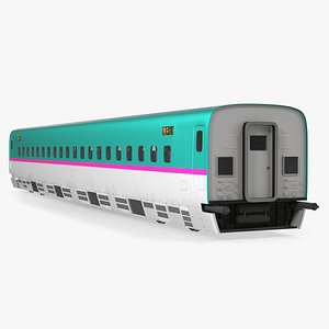 3D shinkansen e5 passenger wagon