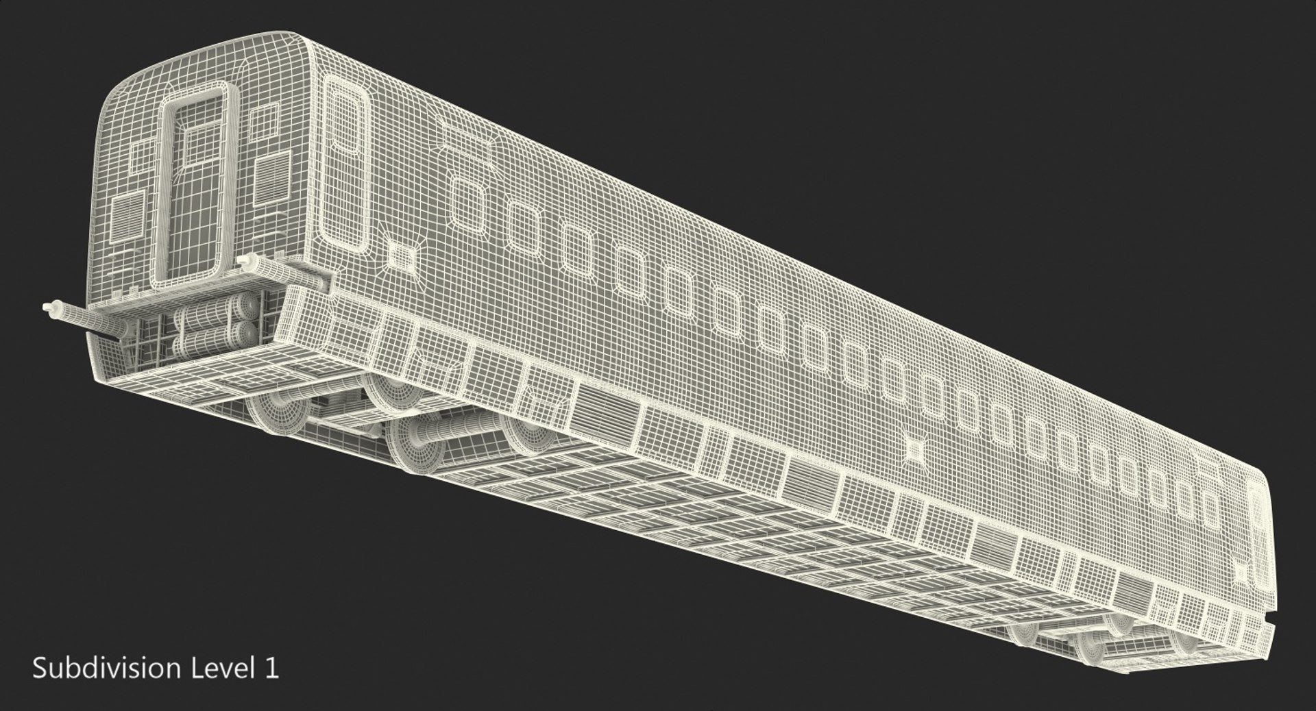 3D shinkansen e5 passenger wagon - TurboSquid 1271914