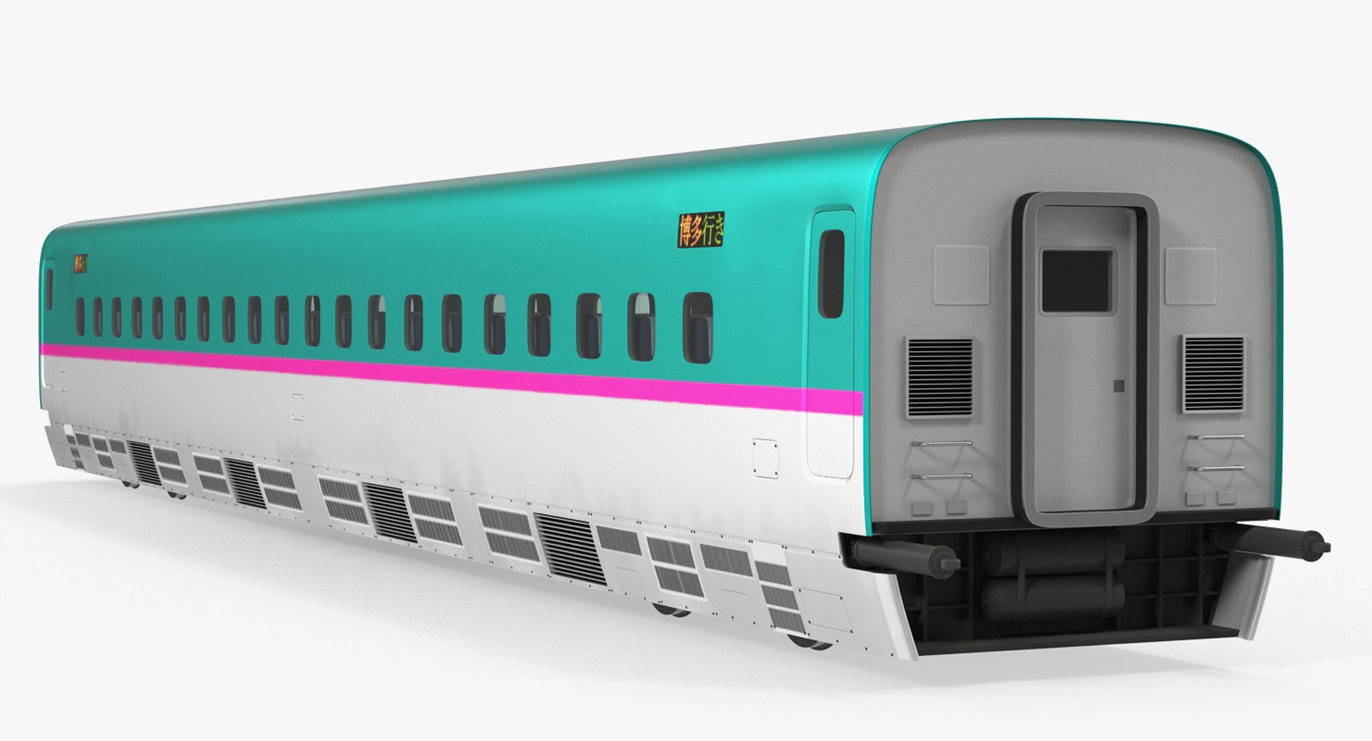 Shinkansen E5 Passenger Wagon 3D model preview