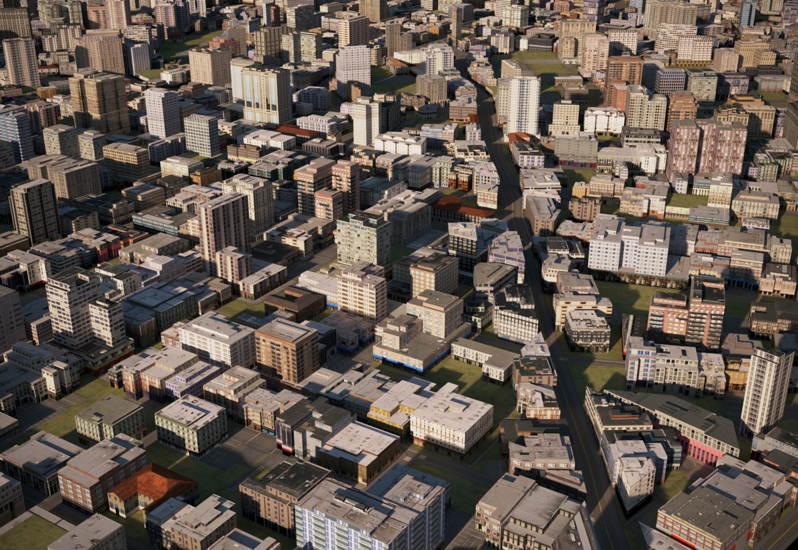 Town city cityscape 3D - TurboSquid 1357853
