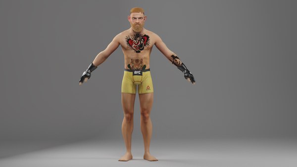 modelo 3d conor mcgregor - TurboSquid 1334325