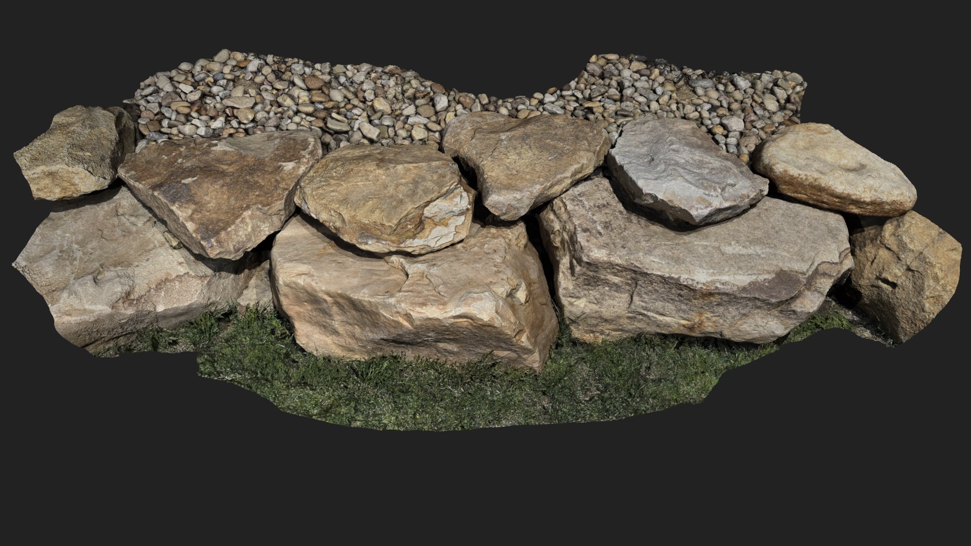 Stones 3D model 3D model - TurboSquid 2060585