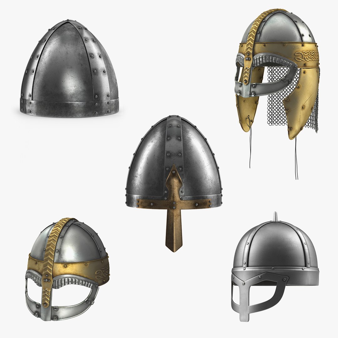 Viking Helmets Collection 2 3D model preview