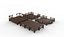 Wooden Terrace 3D model 3D model