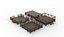 Wooden Terrace 3D model 3D model