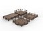 Wooden Terrace 3D model 3D model