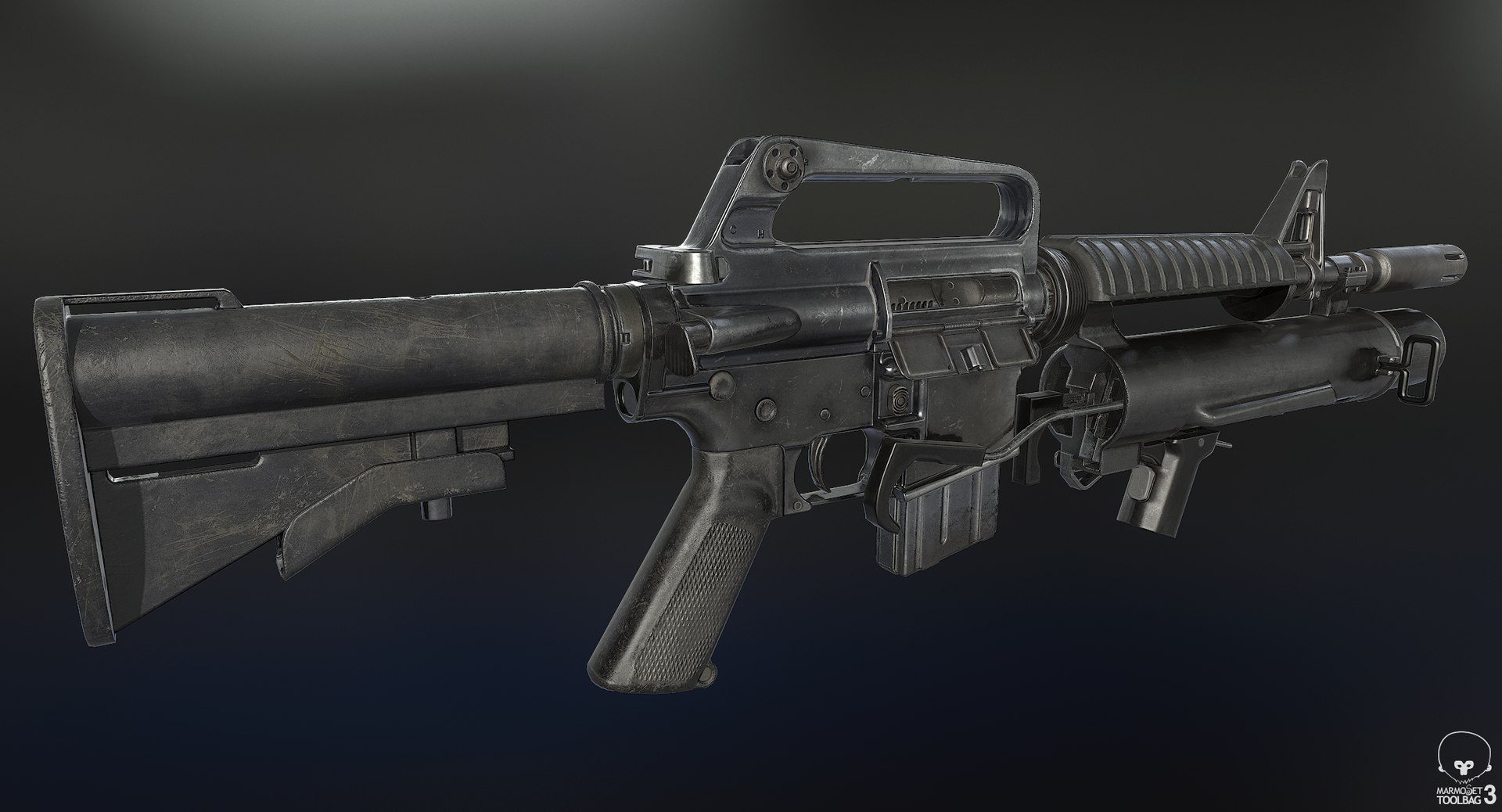 xm177 grenade launcher 3D model https://p.turbosquid.com/ts-thumb/D9/2A6Zj5/6S6wKs69/screenshot017/png/1505668954/1920x1080/fit_q87/5fa709292833f5263188f01817dc9d7046a672ff/screenshot017.jpg