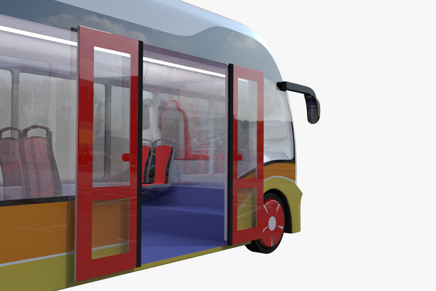 City articulated bus model TurboSquid 1419011