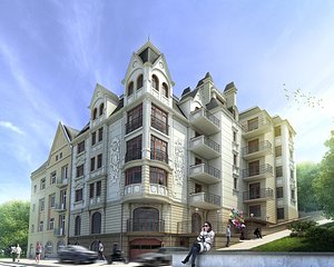 High Detailed Residential Building