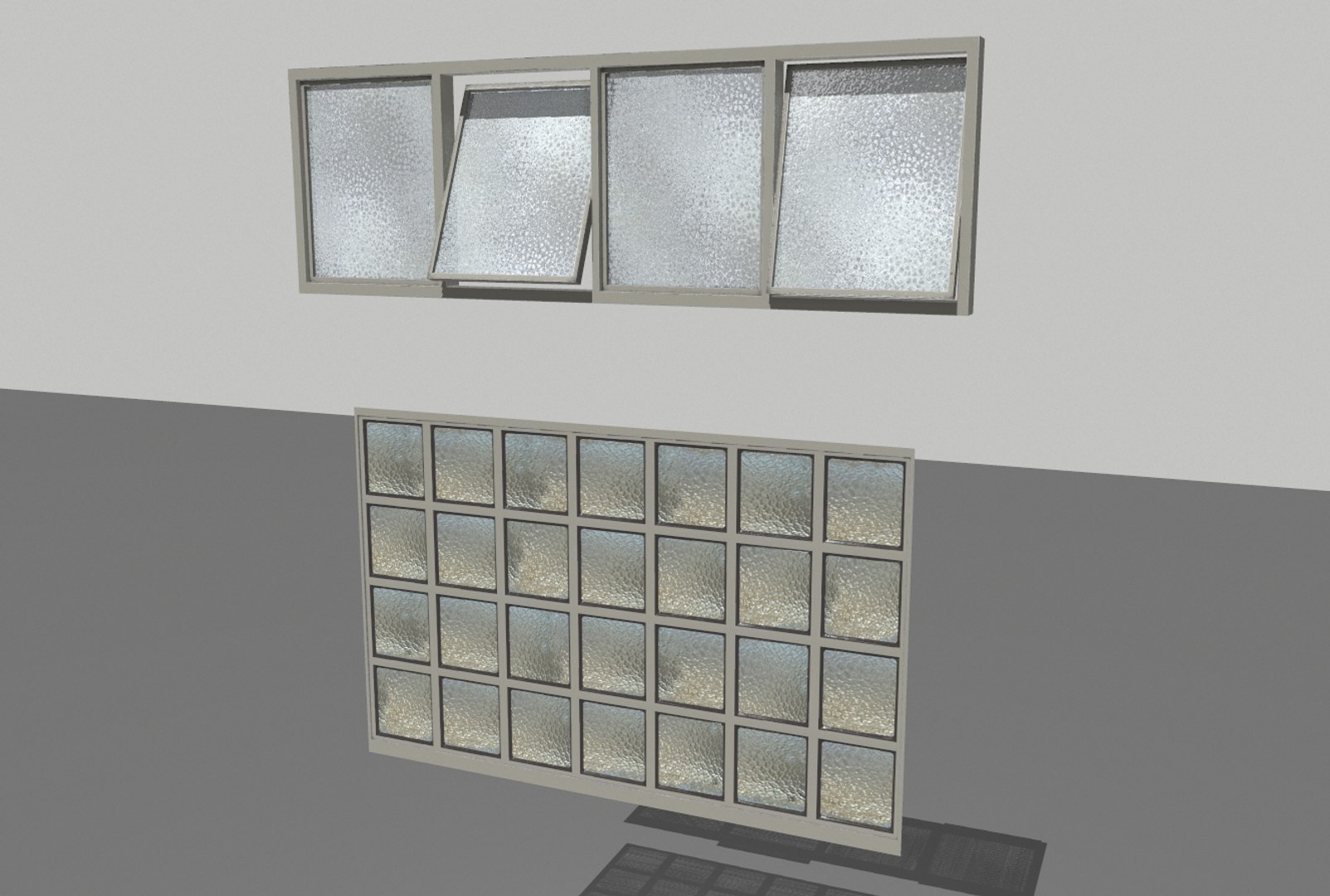 Pack Windows Factories Model - TurboSquid 1522629