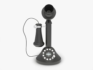 Crosley CR64-BK Candlestick Phone