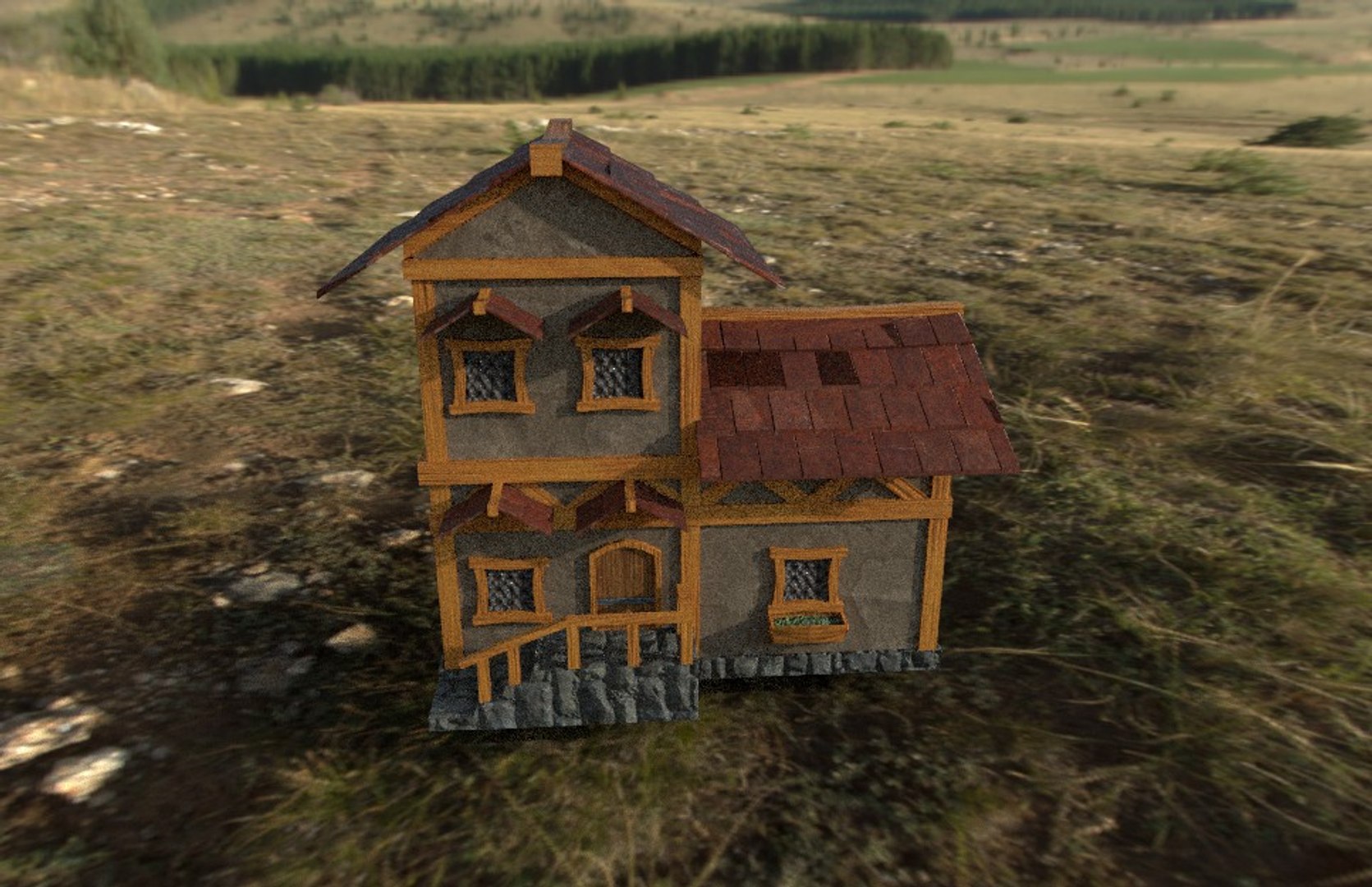 3D House Fantasy - TurboSquid 1637381