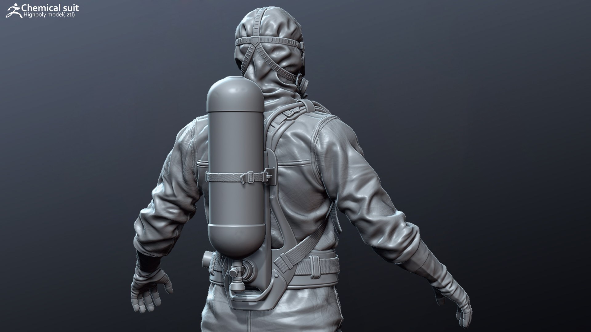 Chamical Hazmat Suit - Hipoly 3D Model 3D Model - TurboSquid 2335269