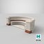 Roman Marble Bench Big 01