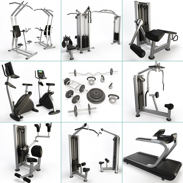 3D Dumbbell Rack model - TurboSquid 2124800