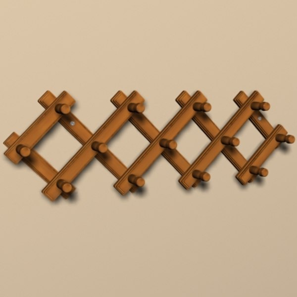 3d clothes rack model