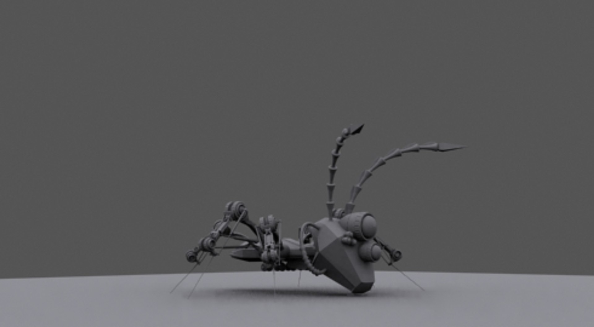 Mechanical Bug Rigged Ts 3d Max