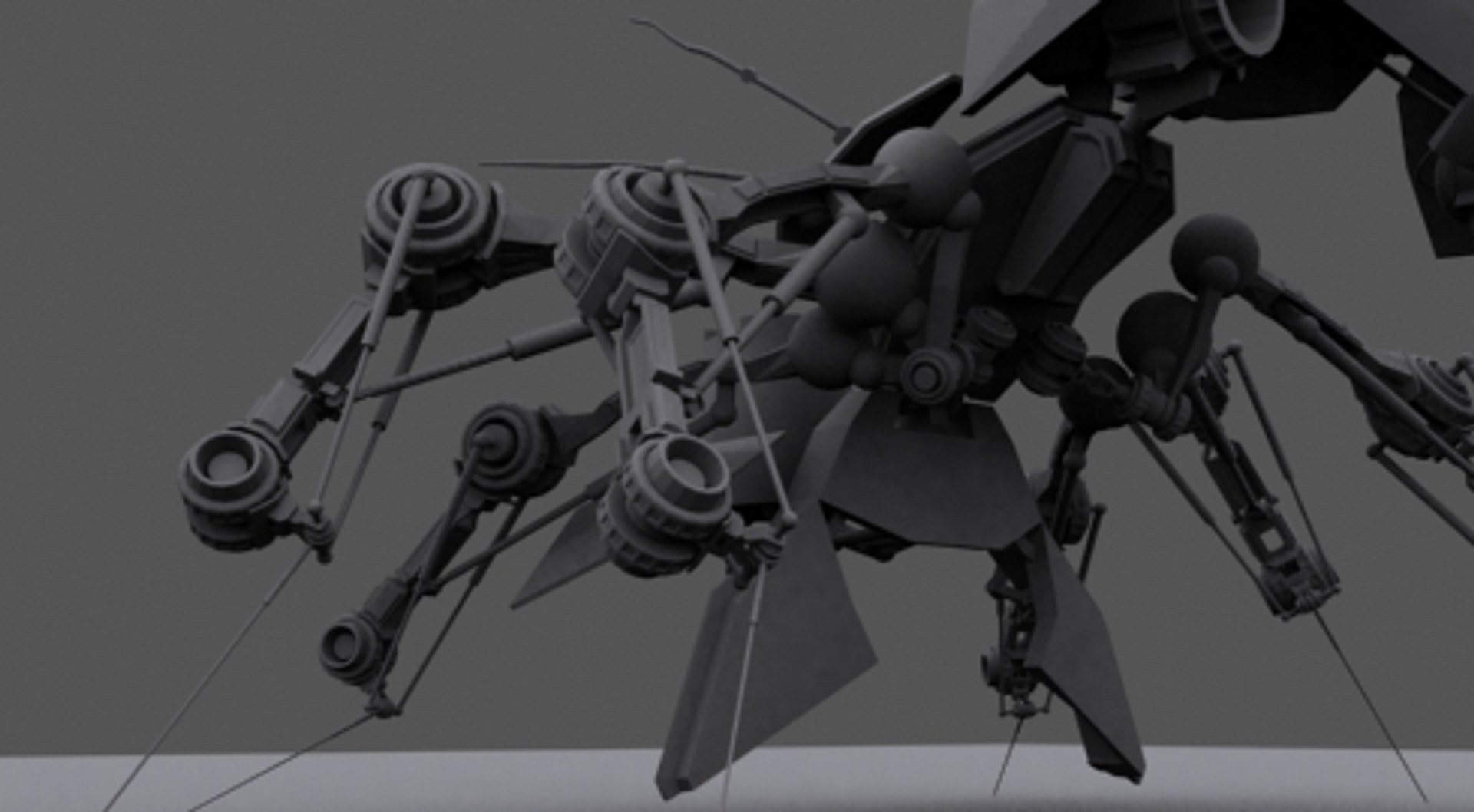 Mechanical Bug Rigged Ts 3d Max
