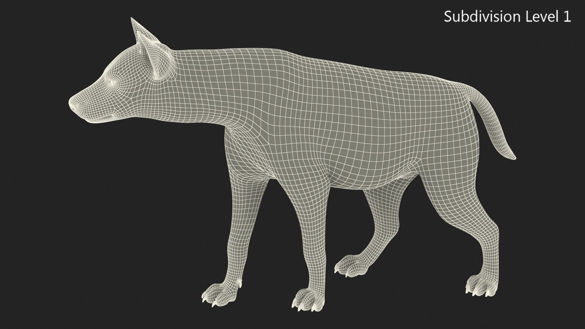 3D Hyena Walking Pose Fur model https://p.turbosquid.com/ts-thumb/D9/RLNgJG/Qo/hyenawalkingposefurc4dmodel017/jpg/1617398464/1920x1080/fit_q87/1575c508ae3bccddda6badbee2aed3ec07244c20/hyenawalkingposefurc4dmodel017.jpg