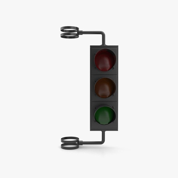 Traffic Light Black 3D TurboSquid 1819349
