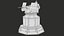 3D Sci-Fi Turret Tower PBR
