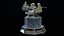 3D Sci-Fi Turret Tower PBR