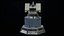 3D Sci-Fi Turret Tower PBR