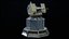 3D Sci-Fi Turret Tower PBR
