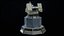 3D Sci-Fi Turret Tower PBR