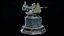 3D Sci-Fi Turret Tower PBR