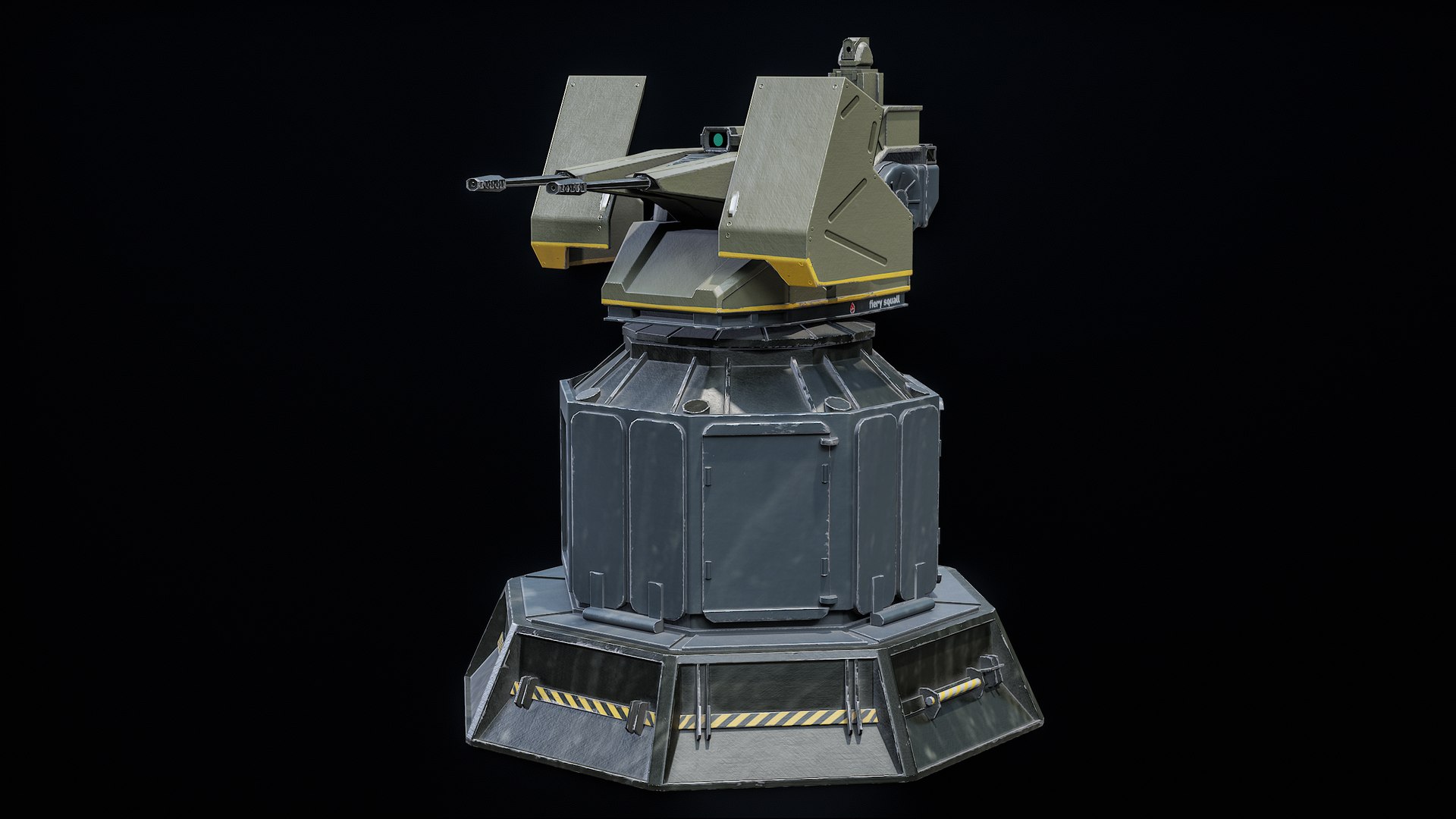 3D Sci-Fi Turret Tower PBR https://p.turbosquid.com/ts-thumb/D9/T31dIv/up/turn_00000/png/1719180423/1920x1080/fit_q87/c34e87be9b41d0a2c0fbebb7a6cd86d9a954178a/turn_00000.jpg