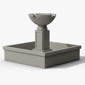 Modern Fountain Empty