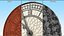 Clock Tower Drive with Dial and Hands