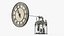 Clock Tower Drive with Dial and Hands