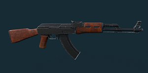 3D AK47 GUN