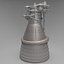 rocket engine f-1 3D model