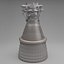 rocket engine f-1 3D model