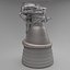 rocket engine f-1 3D model