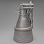 rocket engine f-1 3D model